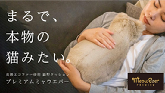 もっと、まるで本物に。猫と暮らすような体験ができる猫型